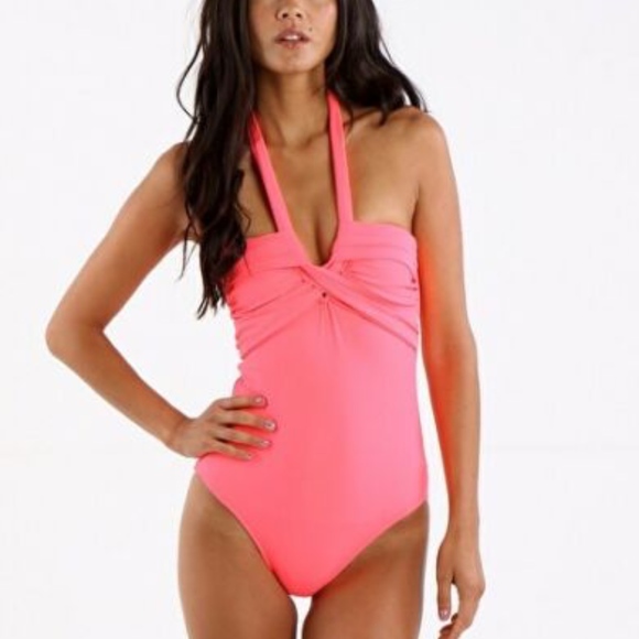 seafolly red one piece